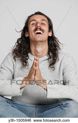 Studio shot of man View Large Photo Image Stock Photograph - Studio shot of man. Fotosearch