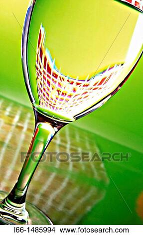 Study of reflections on a wine glass View Large Photo Image Picture - Study of reflections on a wine glass. Fotosearch
