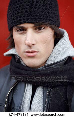 Stock Image - stylish image of young man. Fotosearch