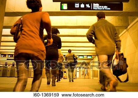 Stock Photo - Subway in Lisboa, Portugal. Fotosearch