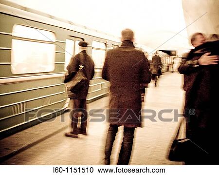Subway in Moscow, Russia View Large Photo Image Stock Image - Subway in Moscow, Russia. Fotosearch