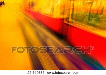 Subway leaves Station, Berlin, Germany View Large Photo Image Stock Photograph - Subway leaves Station, Berlin, Germany. Fotosearch