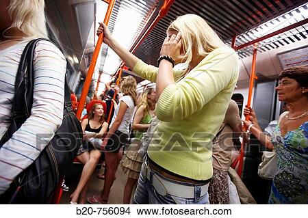 Picture - Subway, Prague, Czech Republic. Fotosearch