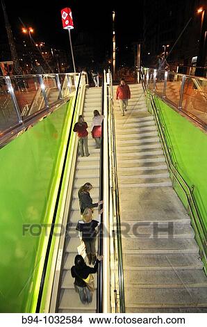 Subway station, Barcelona. Catalonia, Spain View Large Photo Image Picture - Subway station, Barcelona. Catalonia, Spain. Fotosearch