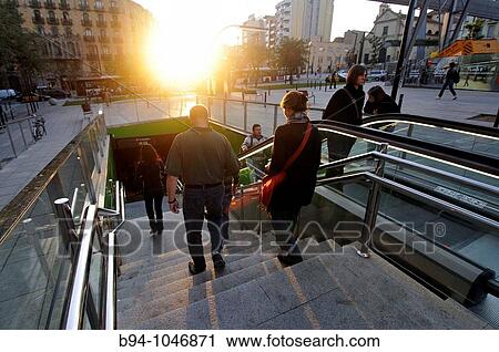 Subway station, Barcelona. Catalonia, Spain View Large Photo Image Stock Image - Subway station, Barcelona. Catalonia, Spain. Fotosearch