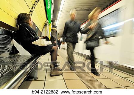 Subway station. Barcelona. Catalonia. Spain. View Large Photo Image Stock Image - Subway station. Barcelona. Catalonia. Spain.. Fotosearch