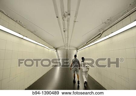 Subway station, Barcelona, Catalonia, Spain View Large Photo Image Stock Photo - Subway station, Barcelona, Catalonia, Spain. Fotosearch