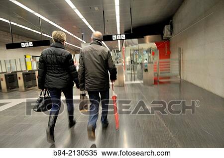 Subway station, Barcelona, Catalonia, Spain View Large Photo Image Stock Photography - Subway station, Barcelona, Catalonia, Spain. Fotosearch