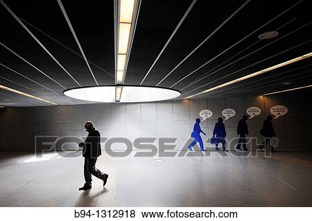 Subway station, L? Hospitalet de Llobregat, Barcelona province, Catalonia, Spain View Large Photo Image Stock Photo - Subway station, L? Hospitalet de Llobregat, Barcelona province, Catalonia, Spain. Fotosearch