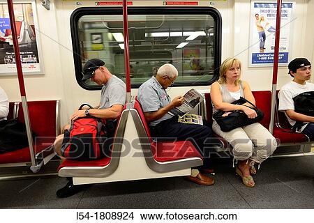 Picture - Subway system people mover Toronto Ontario Canada. Fotosearch