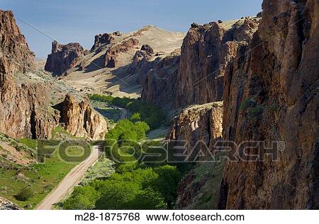 Stock Photo - Succor Creek State Park in the Owyhee Uplands of SE Oregon. Fotosearch