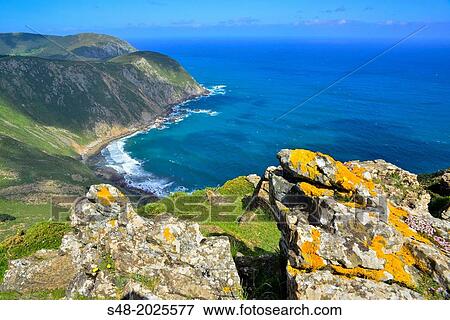 Sulleiro Point Lookout. San Andr's de Teixido. A Corua. Galicia. Spain. Europe. View Large Photo Image Stock Photo - Sulleiro Point Lookout. San Andr's de Teixido. A Corua. Galicia. Spain. Europe.. Fotosearch