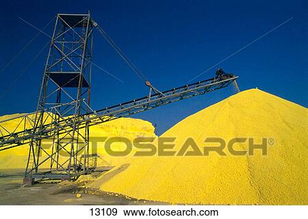 Sulphur production plant View Large Photo Image Stock Photo - Sulphur production plant. Fotosearch