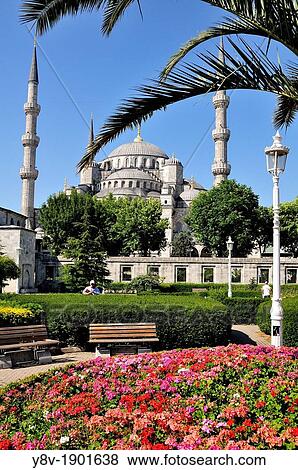 Sultan Ahmet I Mosque or Blue Mosque, built by the architect Davut Aga between 1603 and 1616 East view UNESCO World Heritage View Large Photo Image Stock Photo - Sultan Ahmet I Mosque or Blue Mosque, built by the architect Davut Aga between 1603 and 1616 East view UNESCO World Heritage. Fotosearch