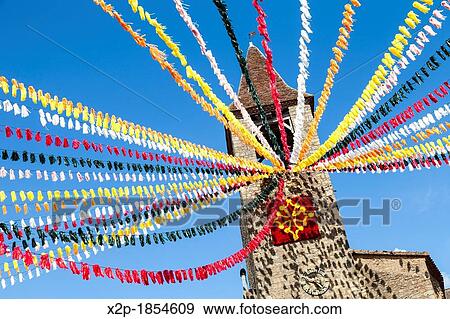 Stock Photo - Summer festival in Belves, Perigueux, Dordogne, Aquitaine, France, Perigueux, Dordogne, Aquitaine, France. Fotosearch