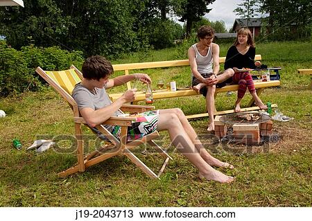 Summer house holiday, northern Sweden. View Large Photo Image Stock Image - Summer house holiday, northern Sweden.. Fotosearch