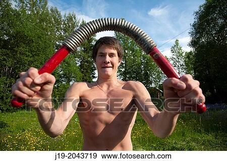 Stock Photo - Summer house holiday, northern Sweden.. Fotosearch