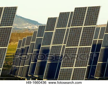 Sun power plant in Navarre View Large Photo Image Stock Photograph - Sun power plant in Navarre. Fotosearch