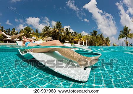 Sunbathing on Maldives, South Male Atoll, Maldives View Large Photo Image Stock Photo - Sunbathing on Maldives, South Male Atoll, Maldives. Fotosearch