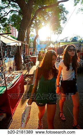 Sunday Market. Julio Cortazar Square. Palermo Soho. Buenos Aires. Argentina. View Large Photo Image Stock Photo - Sunday Market. Julio Cortazar Square. Palermo Soho. Buenos Aires. Argentina.. Fotosearch