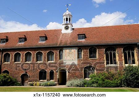 Sundial and Old Court, Queens College, Cambridge, England, UK View Large Photo Image Stock Image - Sundial and Old Court, Queens College, Cambridge, England, UK. Fotosearch