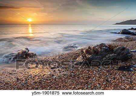 Sunrise in Hallsands near Torcross, South Devon, England, UK, Europe, View Large Photo Image Stock Photography - Sunrise in Hallsands near Torcross, South Devon, England, UK, Europe,. Fotosearch