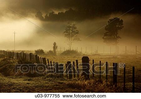 Stock Photography - Sunrise in the New Zealand Alps. Fotosearch