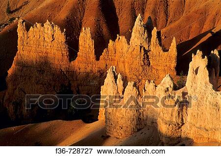 Sunrise light on Hoodoos, from Sunrise Point, Bryce Canyon National Park, Utah, USA View Large Photo Image Stock Photo - Sunrise light on Hoodoos, from Sunrise Point, Bryce Canyon National Park, Utah, USA. Fotosearch
