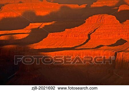 Stock Image - Sunrise over Grand Canyon.. Fotosearch