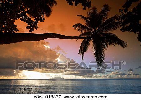 Sunset at Beau Vallon Beach, Mahe Island, Seychelles View Large Photo Image Stock Photo - Sunset at Beau Vallon Beach, Mahe Island, Seychelles. Fotosearch