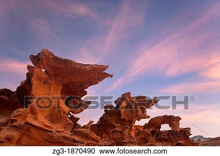 Sunset at Devils Fire, Strange eroded sandstone rock formations in the desert south west, Nevada, USA View Large Photo Image Stock Image - Sunset at Devils Fire, Strange eroded sandstone rock formations in the desert south west, Nevada, USA. Fotosearch