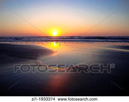 sunset at the coast of the Netherlands View Large Photo Image Picture - sunset at the coast of the Netherlands. Fotosearch