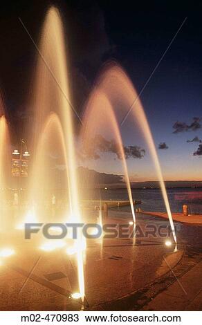 Stock Image - Sunset. Cancn. Quintana Roo. Mexico.. Fotosearch