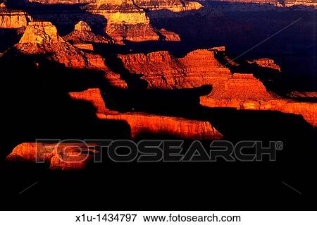 Sunset from Hopi Point, Grand Canyon, Arizona, USA View Large Photo Image Stock Photo - Sunset from Hopi Point, Grand Canyon, Arizona, USA. Fotosearch