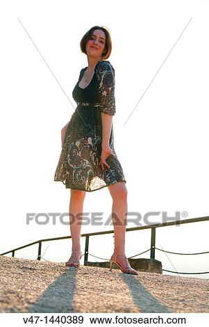 sunset girl View Large Photo Image Stock Photo - sunset girl. Fotosearch