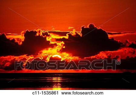 Sunset Lancashire England UK View Large Photo Image Stock Image - Sunset Lancashire England UK. Fotosearch