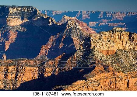 Sunset light on eroded cliffs along the North Rim from Point Sublime, Grand Canyon National Park, Arizona View Large Photo Image Stock Image - Sunset light on eroded cliffs along the North Rim from Point Sublime, Grand Canyon National Park, Arizona. Fotosearch