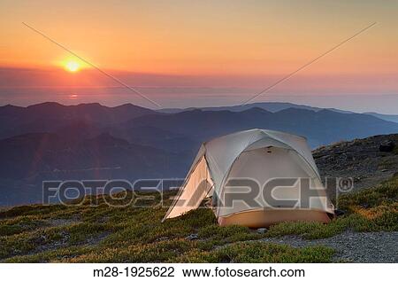 Sunset on backcountry campsite on Skyline Divide, Mount Baker Wilderness, North Cascades Washington View Large Photo Image Stock Image - Sunset on backcountry campsite on Skyline Divide, Mount Baker Wilderness, North Cascades Washington. Fotosearch
