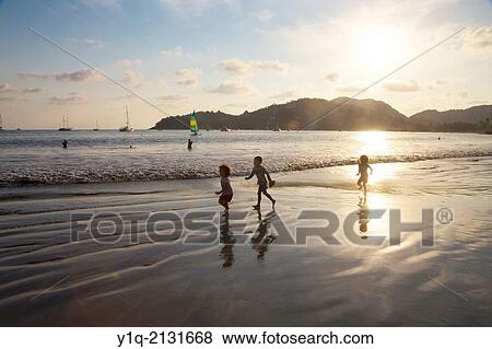 Sunset, Playa La Madera, Zihuatanejo, Guerrero, Mexico. View Large Photo Image Stock Photo - Sunset, Playa La Madera, Zihuatanejo, Guerrero, Mexico.. Fotosearch