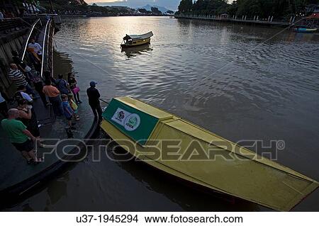 Sunset view at Kuching Water Front. View Large Photo Image Picture - Sunset view at Kuching Water Front.. Fotosearch