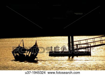 Sunset view at Kuching Water Front. View Large Photo Image Picture - Sunset view at Kuching Water Front.. Fotosearch
