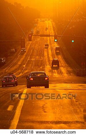 Sunset view of street scene. Salt Lake City, Utah. USA. View Large Photo Image Stock Photo - Sunset view of street scene. Salt Lake City, Utah. USA.. Fotosearch