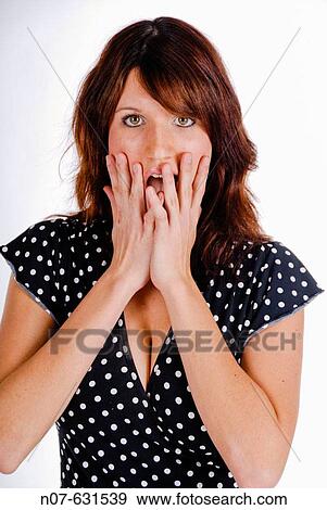 suprised young girl View Large Photo Image Stock Photo - suprised young girl. Fotosearch