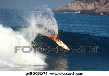 Stock Photography - Surf in Puerto Escondido.. Fotosearch