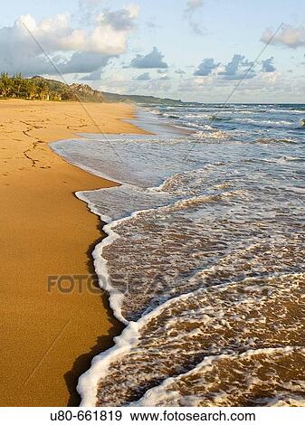 Surf rolling onto beach. View Large Photo Image Stock Photo - Surf rolling onto beach.. Fotosearch