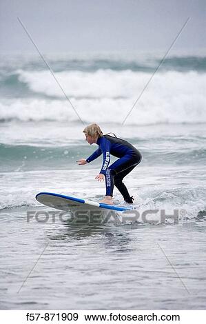 Surf School in Mt Maunganui, North Island, New Zealand View Large Photo Image Stock Photo - Surf School in Mt Maunganui, North Island, New Zealand. Fotosearch