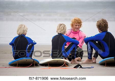 Surf School in Mt Maunganui, North Island, New Zealand View Large Photo Image Stock Photograph - Surf School in Mt Maunganui, North Island, New Zealand. Fotosearch