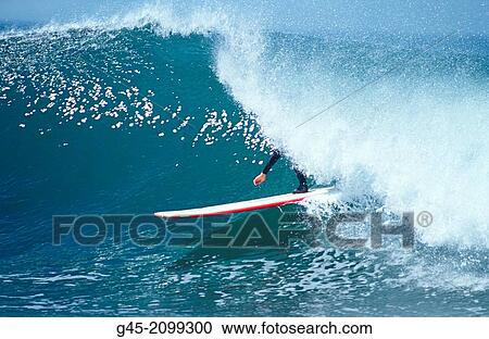 Stock Image - Surfing in Mauritania.. Fotosearch