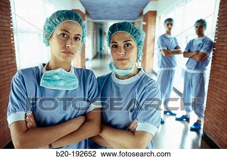 Stock Image - Surgeons. Fotosearch