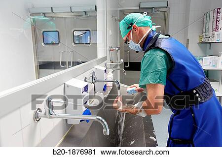 Surgical Scrub, Handwashing, Operating Room, Surgery, Hospital Donostia, San Sebastian, Gipuzkoa, Basque Country, Spain View Large Photo Image Stock Image - Surgical Scrub, Handwashing, Operating Room, Surgery, Hospital Donostia, San Sebastian, Gipuzkoa, Basque Country, Spain. Fotosearch